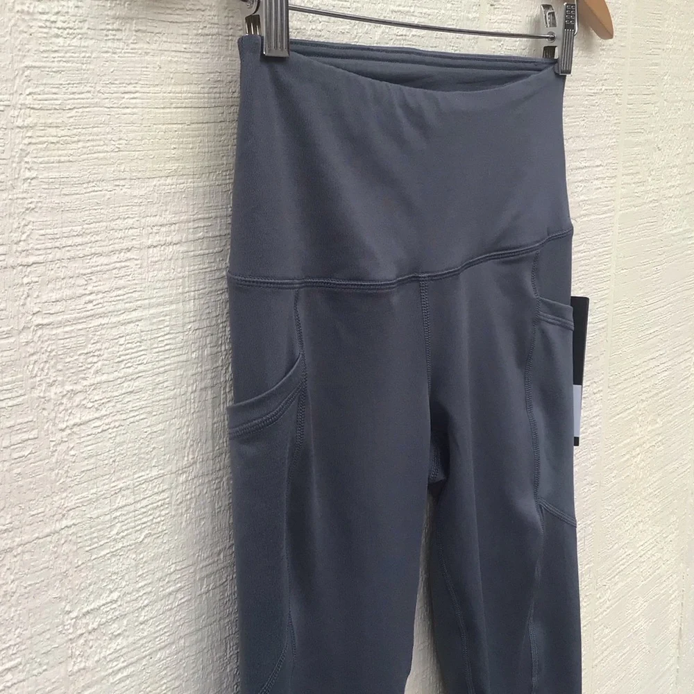 Velocity ankle leggings no sweat tru dry technology High-Waisted Gray Leggings